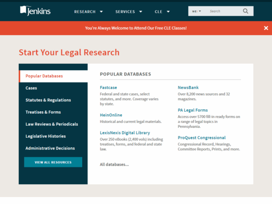 Jenkins Law Library America s First Law Library